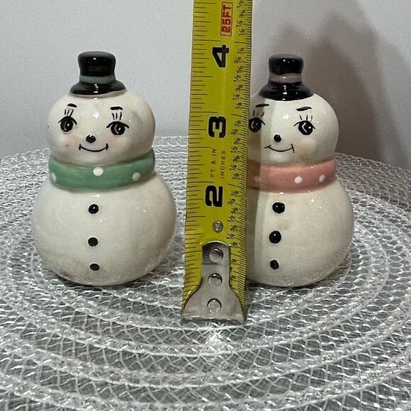 Johanna Parker Snowman Salt & Pepper Shakers NWT - Picture 2 of 9